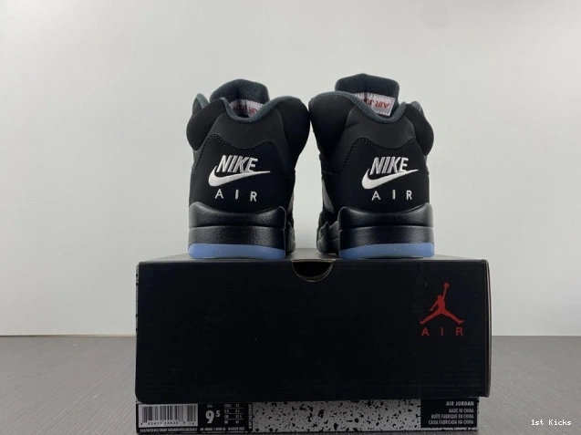 1st Kicks 592 (2016) Black Jordan Metallic 845035- SportInspired 5 Retro 1115